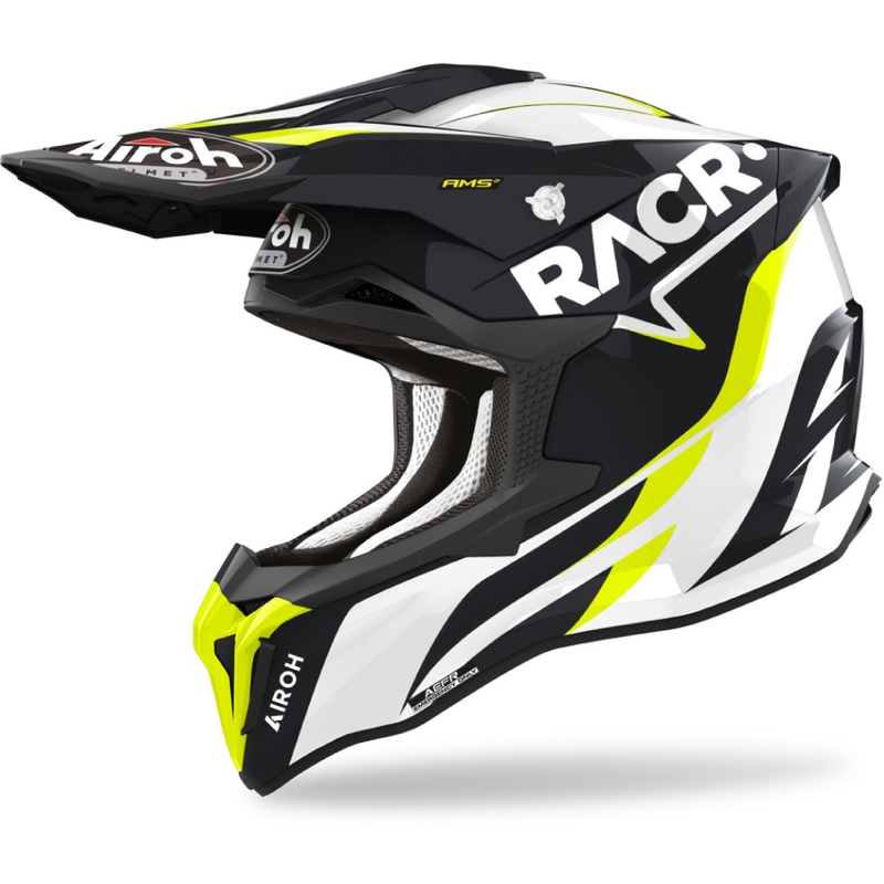 Κράνος Motocross Airoh Strycker Racr 2024 γυαλιστερό προσφορά