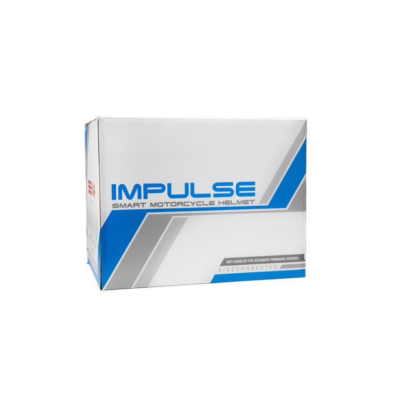 Κράνος μοτοσικλέτας SENA με ακουστικά Mesh Impulse λευκό γυαλιστερό