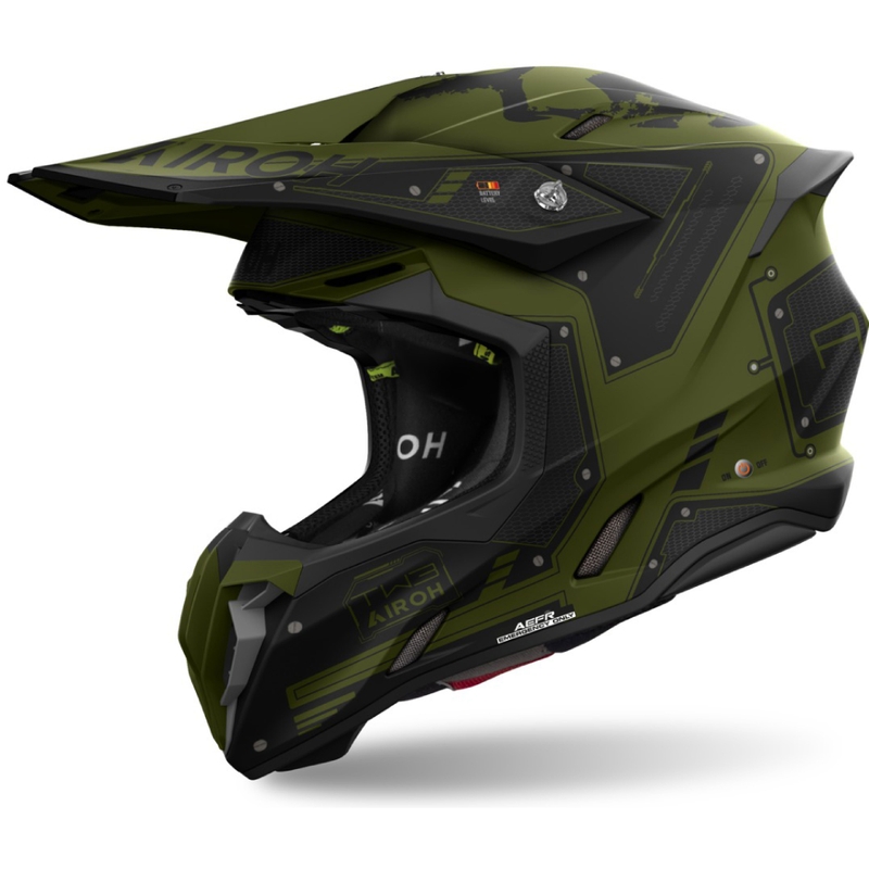 Κράνος Motocross Airoh Twist 3 Military ματ