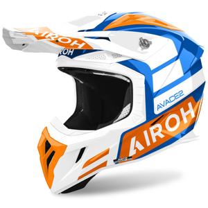 Κράνος Motocross Airoh Aviator Ace 2 Sake 2024 γυαλιστερό πορτοκαλί