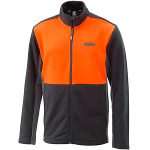 Hoodie KTM Mechanic Zip μαύρο-πορτοκαλί
