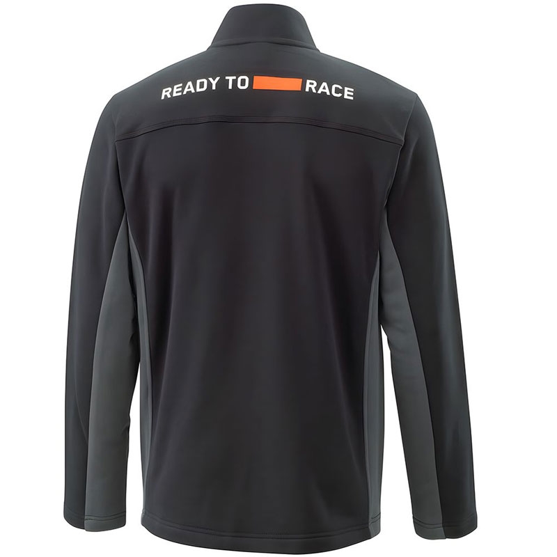 Hoodie KTM Mechanic Zip μαύρο-πορτοκαλί