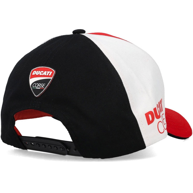 Ducati snapback καπέλο κόκκινο-λευκό-μαύρο