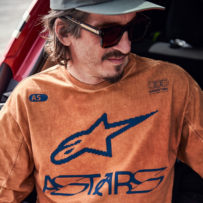 Alpinestars Nook Πλεκτό μακρυμάνικο μπλουζάκι κόκκινο