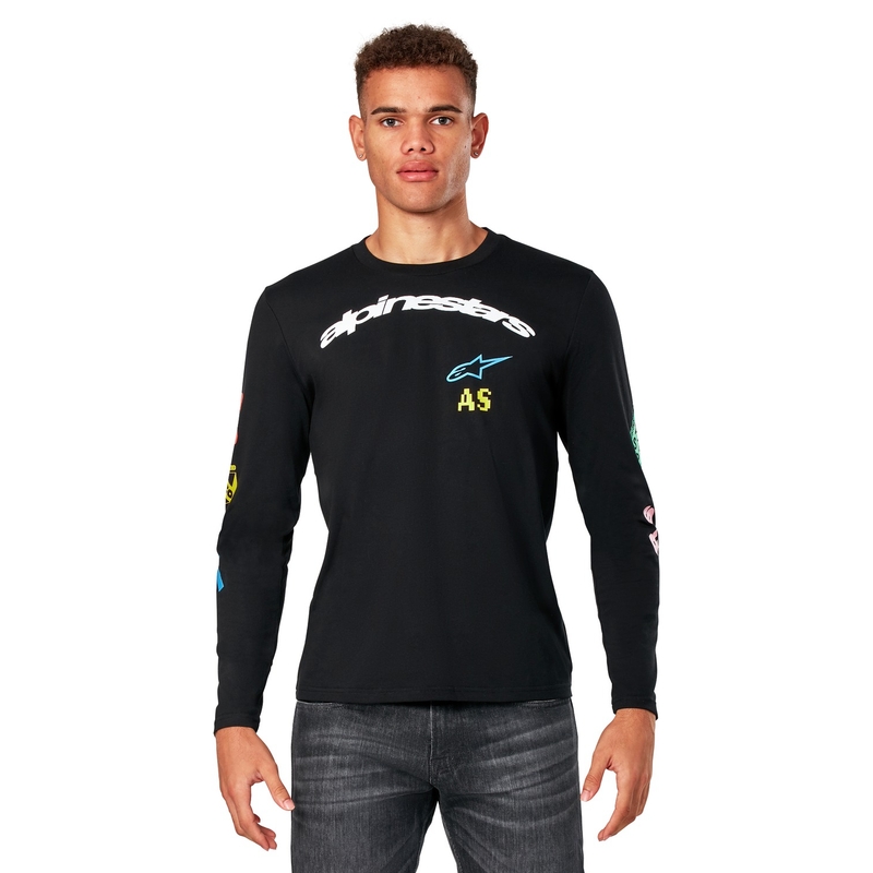 Alpinestars Brundo CSF μακρυμάνικο T-shirt μαύρο