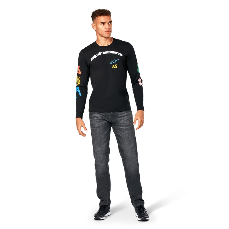 Alpinestars Brundo CSF μακρυμάνικο T-shirt μαύρο