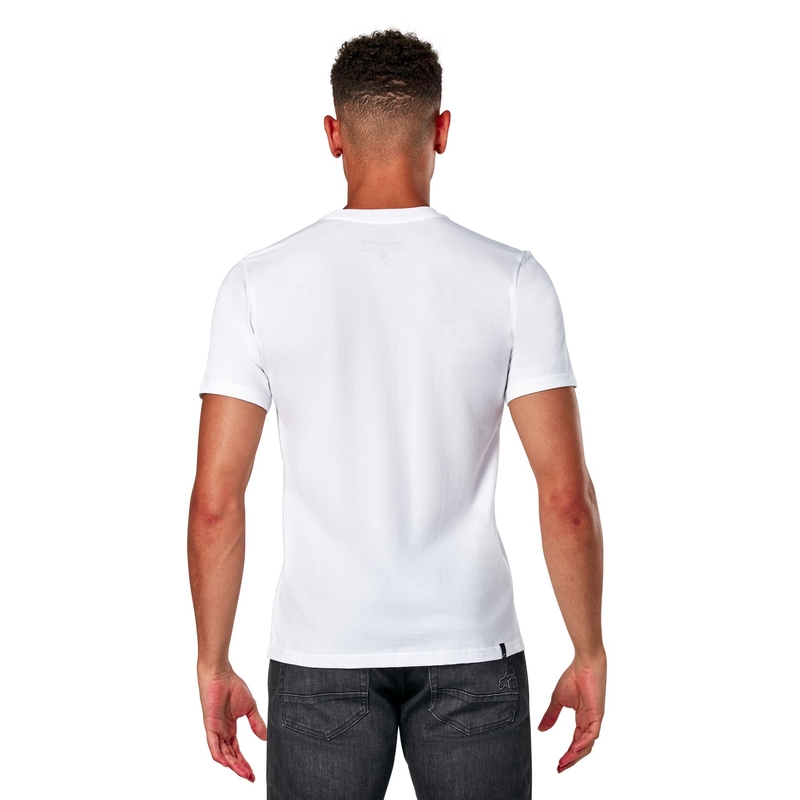 T-shirt Alpinestars Elliptic CSF λευκό