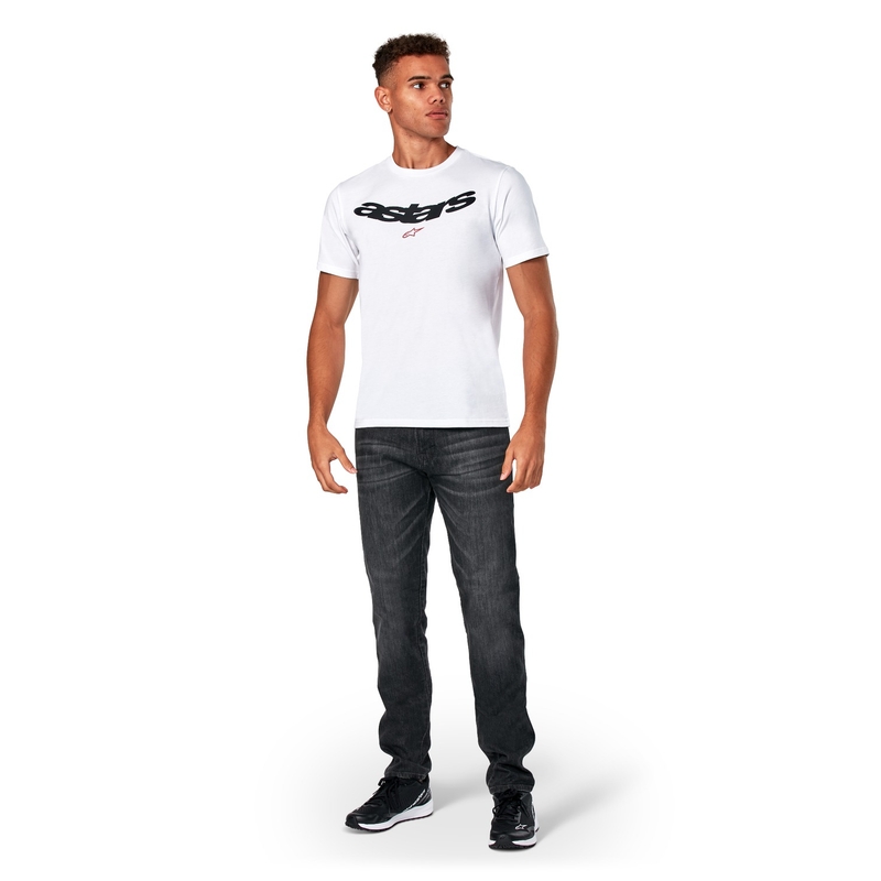 T-shirt Alpinestars Elliptic CSF λευκό