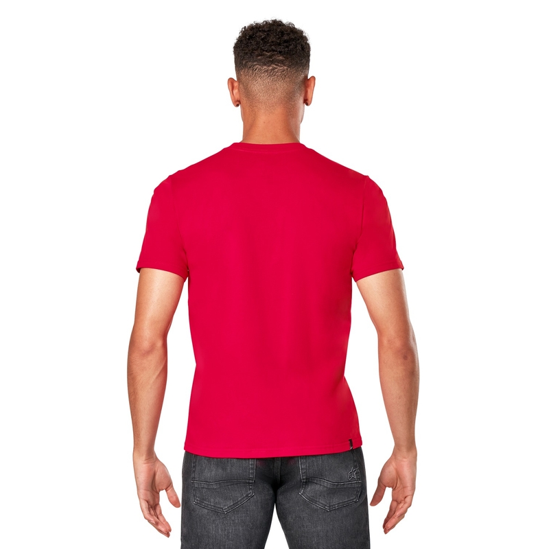 T-shirt Alpinestars Elliptic CSF κόκκινο