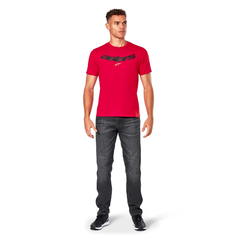T-shirt Alpinestars Elliptic CSF κόκκινο
