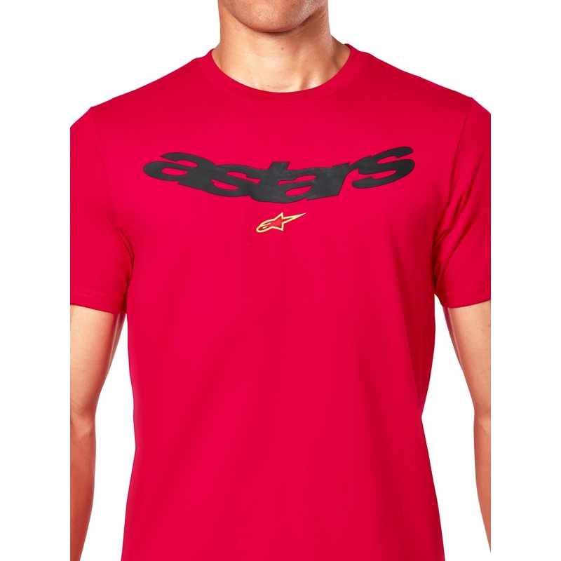T-shirt Alpinestars Elliptic CSF κόκκινο