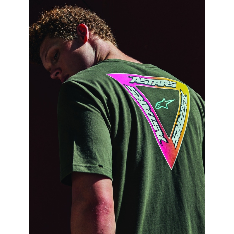 T-shirt Alpinestars Invert CSF πράσινο