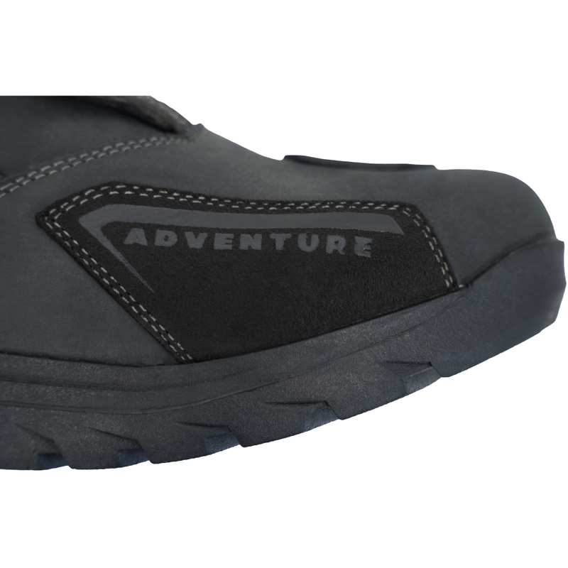 Street Racer Adventure Low WP Μαύρες μπότες μοτοσικλέτας