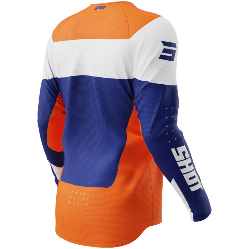 Παιδική φανέλα motocross Shot Draw League πορτοκαλί