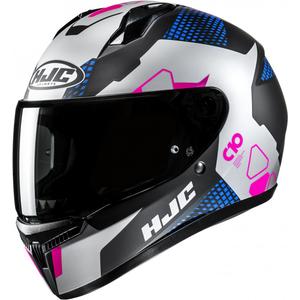 HJC C10 Aspa MC28SF ολοκληρωμένο κράνος μοτοσικλέτας μαύρο-μπλε-ροζ-ασημί