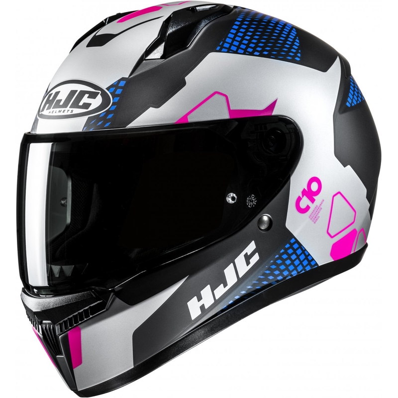 HJC C10 Aspa MC28SF ολοκληρωμένο κράνος μοτοσικλέτας μαύρο-μπλε-ροζ-ασημί