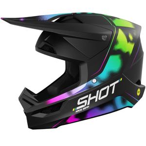 Κράνος Motocross Shot Race Nitro μαύρο ματ