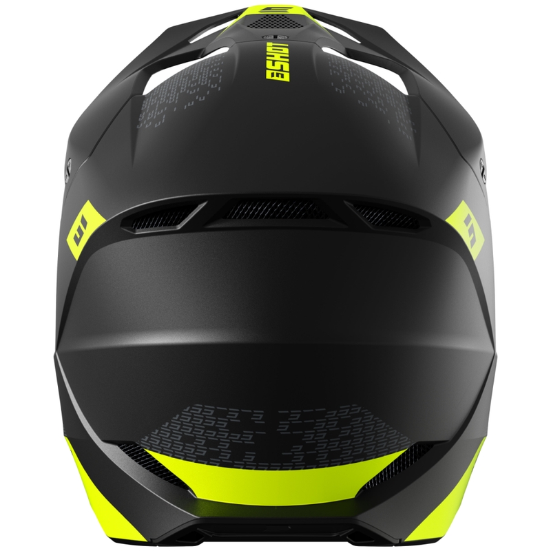 Κράνος Motocross Shot Furious Draw fluo κίτρινο