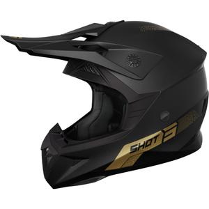 Κράνος Motocross Shot Pulse Element ματ χρυσό