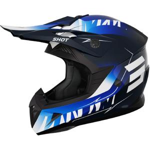 Κράνος Motocross Shot Pulse X-Trem μπλε