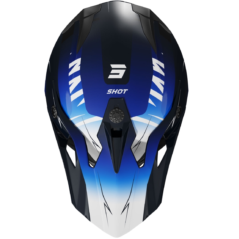 Παιδικό κράνος motocross Shot Pulse X-Trem μπλε