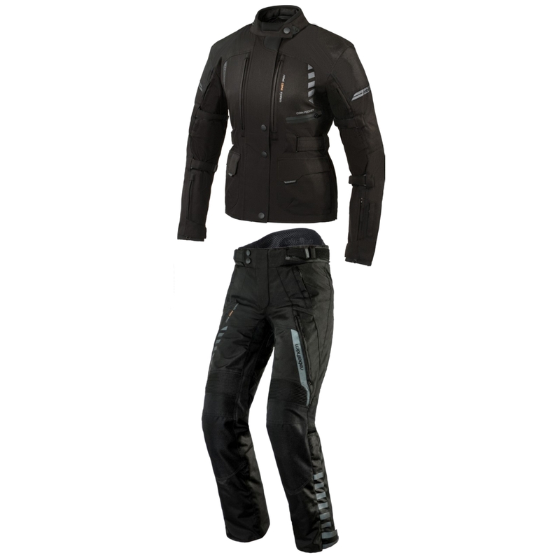 Γυναικείο κοστούμι moto Rebelhorn Hiker II μαύρο