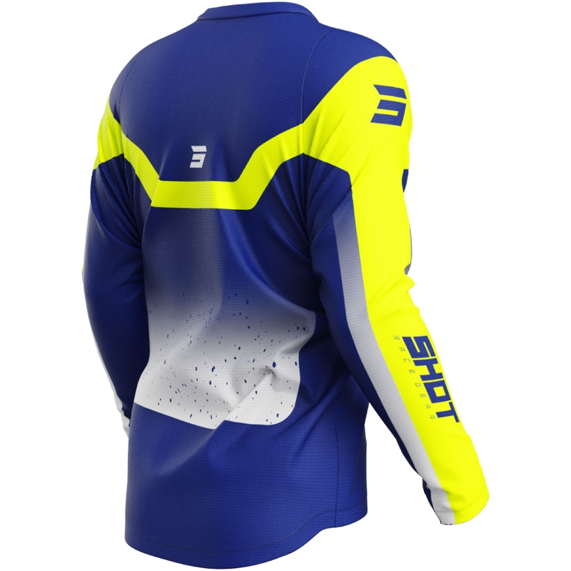Motocross φανέλα Shot Devo Blast μπλε