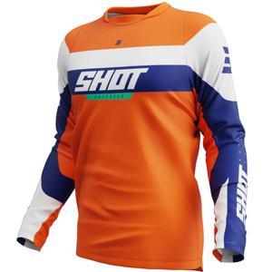 Motocross φανέλα Shot Devo League πορτοκαλί
