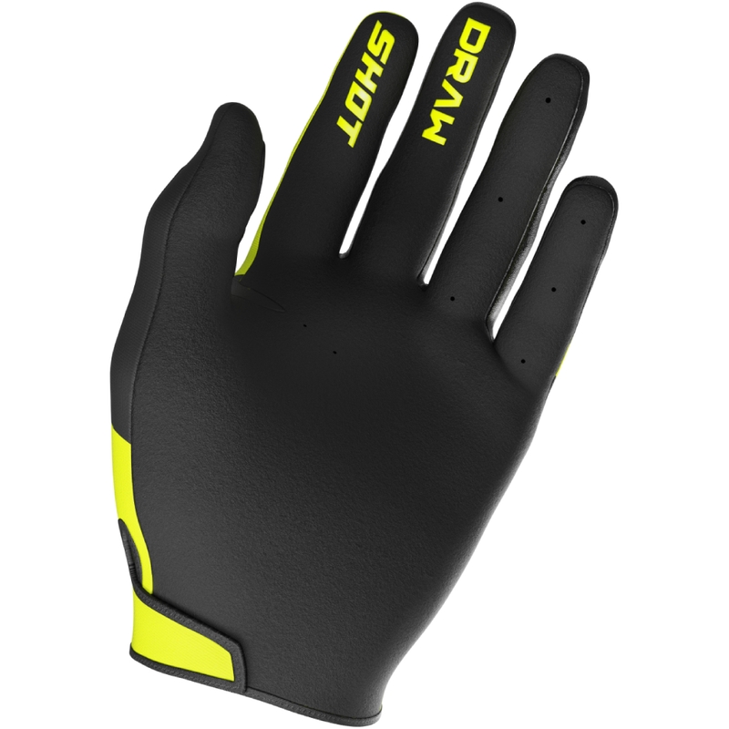 Γάντια Motocross Shot Draw Sky fluo κίτρινο