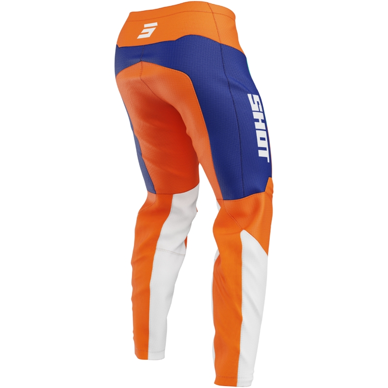 Παιδικό παντελόνι Motocross Shot Draw League πορτοκαλί