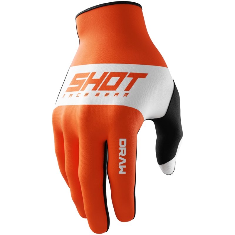 Παιδικά γάντια motocross Shot Draw Sky πορτοκαλί