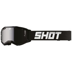 Γυαλιά μοτοκρός Shot Assault 2.0 Στερεό μαύρο με φακό ιριδίου