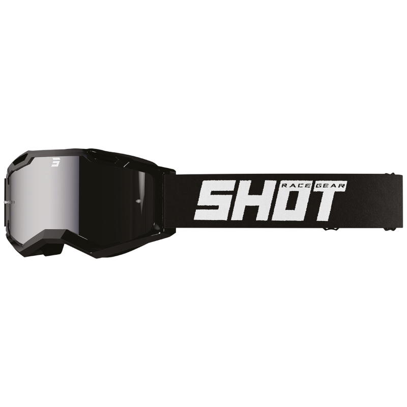 Γυαλιά μοτοκρός Shot Assault 2.0 Στερεό μαύρο με φακό ιριδίου