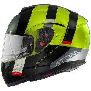 MT Atom SV Gorex C3 μαύρο-γκρι-γκρι-κίτρινο tip-up κράνος μοτοσικλέτας προσφορά