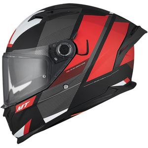 MT BRAKER SV Chento B5 ολοκληρωμένο κράνος μοτοσικλέτας ματ μαύρο-γκρι-κόκκινο