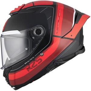 MT THUNDER 4 SV R25 B2 ενσωματωμένο κράνος μοτοσικλέτας γυαλιστερό κόκκινο-μαύρο