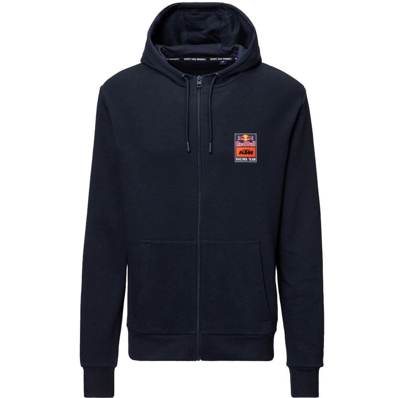 KTM Logo Zip Hoodie μπλε-πορτοκαλί