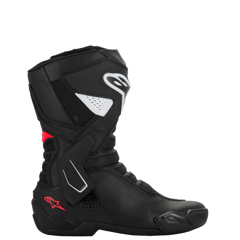 Alpinestars Γυναικείες μπότες μοτοσικλέτας Stella SMX-6 3 σε μαύρο, λευκό και ροζ χρώμα