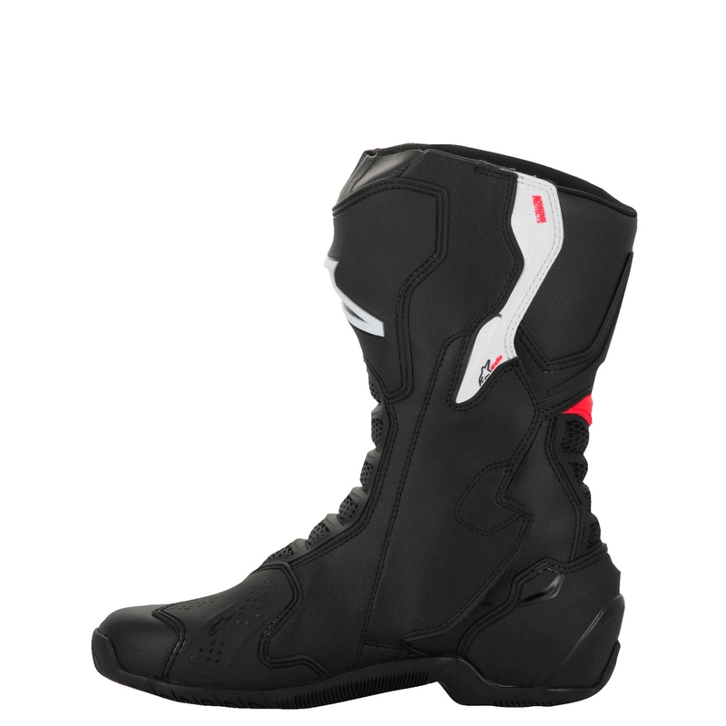 Alpinestars Γυναικείες μπότες μοτοσικλέτας Stella SMX-6 3 σε μαύρο, λευκό και ροζ χρώμα