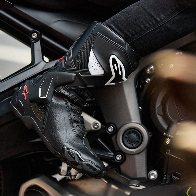 Alpinestars Γυναικείες μπότες μοτοσικλέτας Stella SMX-6 3 σε μαύρο, λευκό και ροζ χρώμα