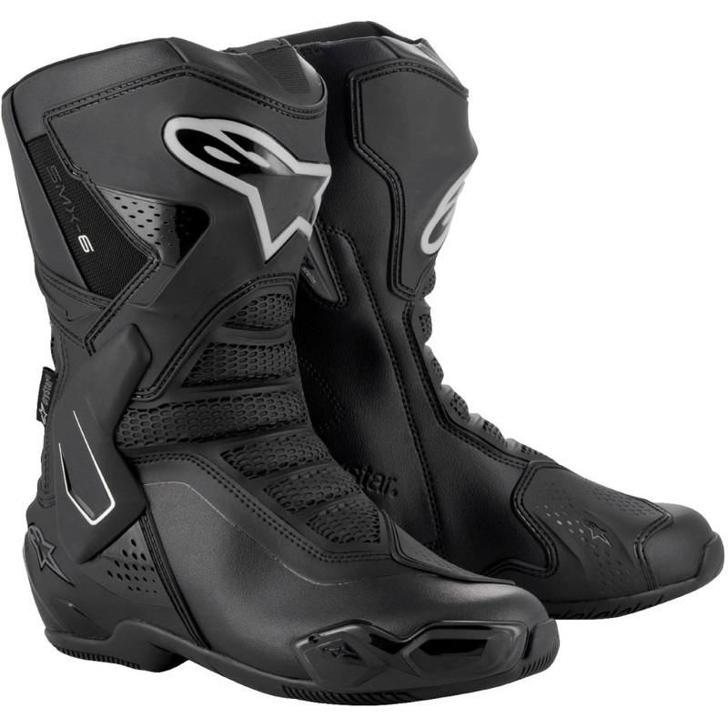 Alpinestars Γυναικείες μπότες μοτοσικλέτας Stella SMX-6 3 Drystar Μαύρο-Ασημί
