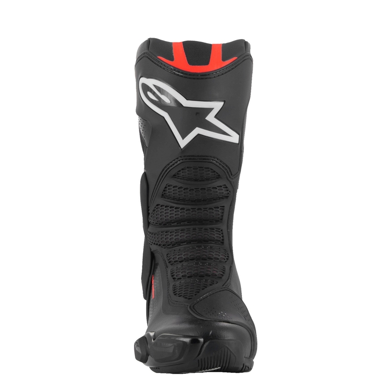 Alpinestars SMX-6 3 μαύρες-φλούο κόκκινες μπότες μοτοσικλέτας