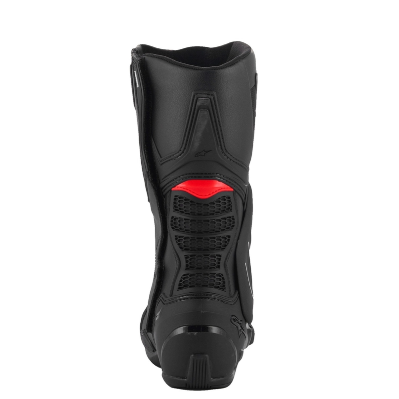 Alpinestars SMX-6 3 μαύρες-φλούο κόκκινες μπότες μοτοσικλέτας