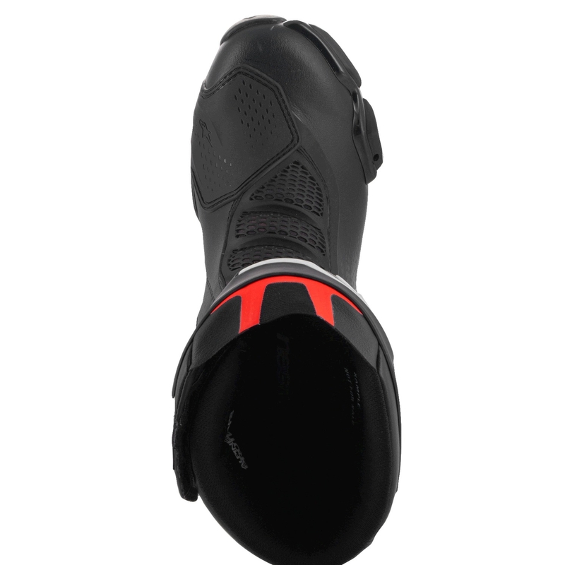 Alpinestars SMX-6 3 μαύρες-φλούο κόκκινες μπότες μοτοσικλέτας