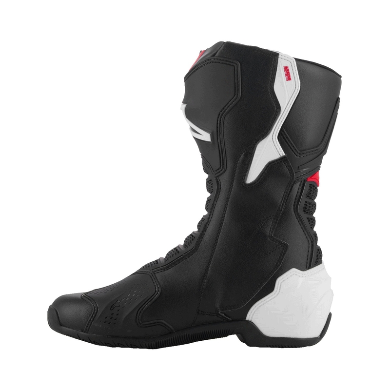 Alpinestars SMX-6 3 μαύρες-λευκές-κόκκινες μπότες μοτοσικλέτας