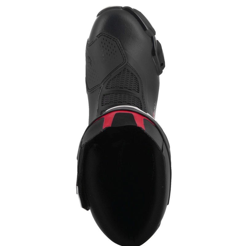 Alpinestars SMX-6 3 μαύρες-λευκές-κόκκινες μπότες μοτοσικλέτας