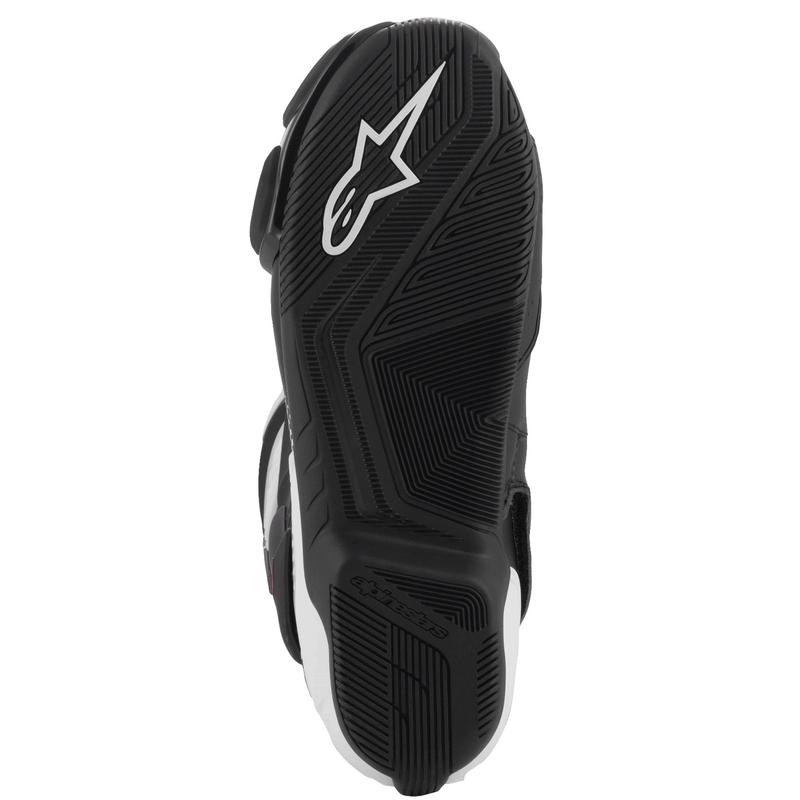 Alpinestars SMX-6 3 μαύρες-λευκές-κόκκινες μπότες μοτοσικλέτας