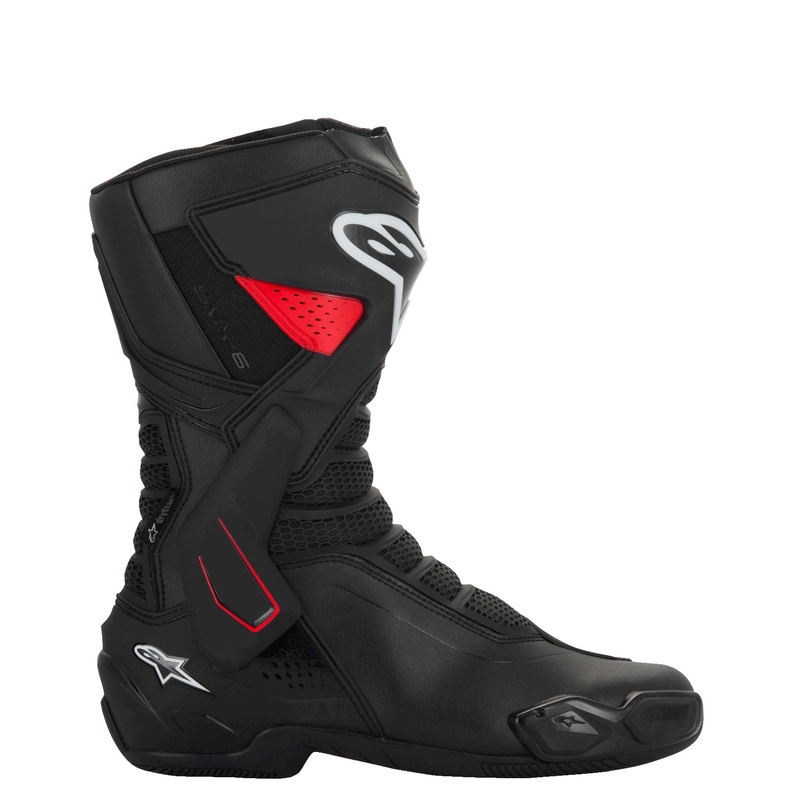 Alpinestars SMX-6 3 Drystar μαύρες και κόκκινες μπότες μοτοσικλέτας