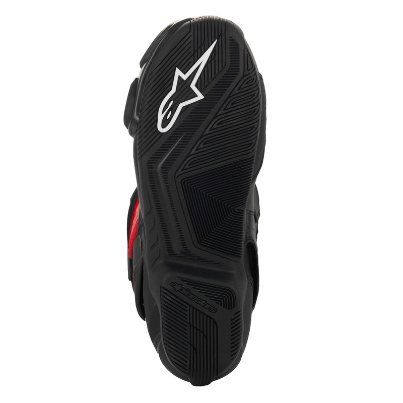 Alpinestars SMX-6 3 Drystar μαύρες και κόκκινες μπότες μοτοσικλέτας