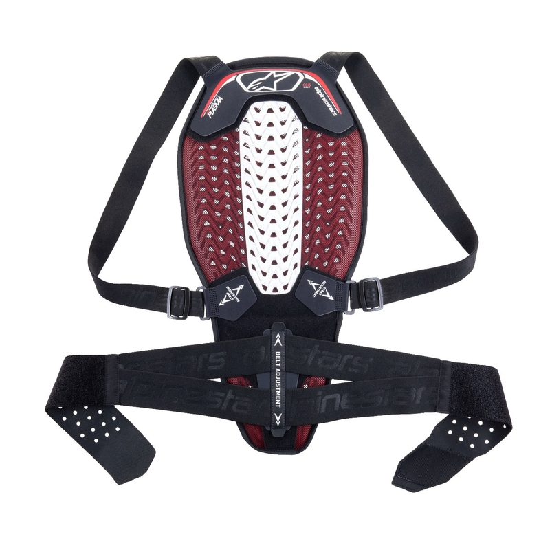 Alpinestars Nucleon Plasma προστατευτικό σπονδυλικής στήλης μαύρο-λευκό-κόκκινο